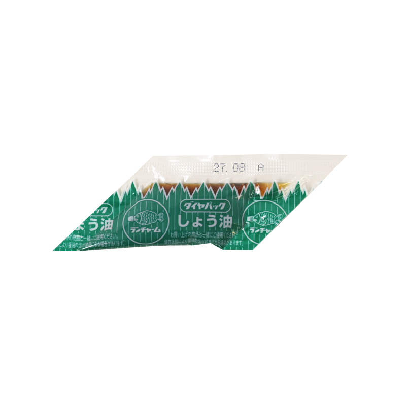 Diamond-shaped soy sauce packet / Diamond-shaped sauce packet - Small