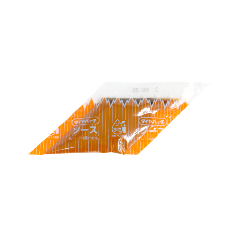 Diamond-shaped sauce packet / Diamond-shaped sauce packet - Medium