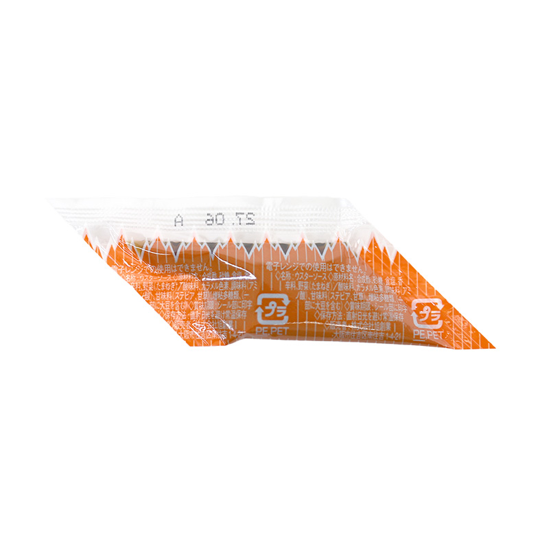 Diamond-shaped sauce packet / Diamond-shaped sauce packet - Small